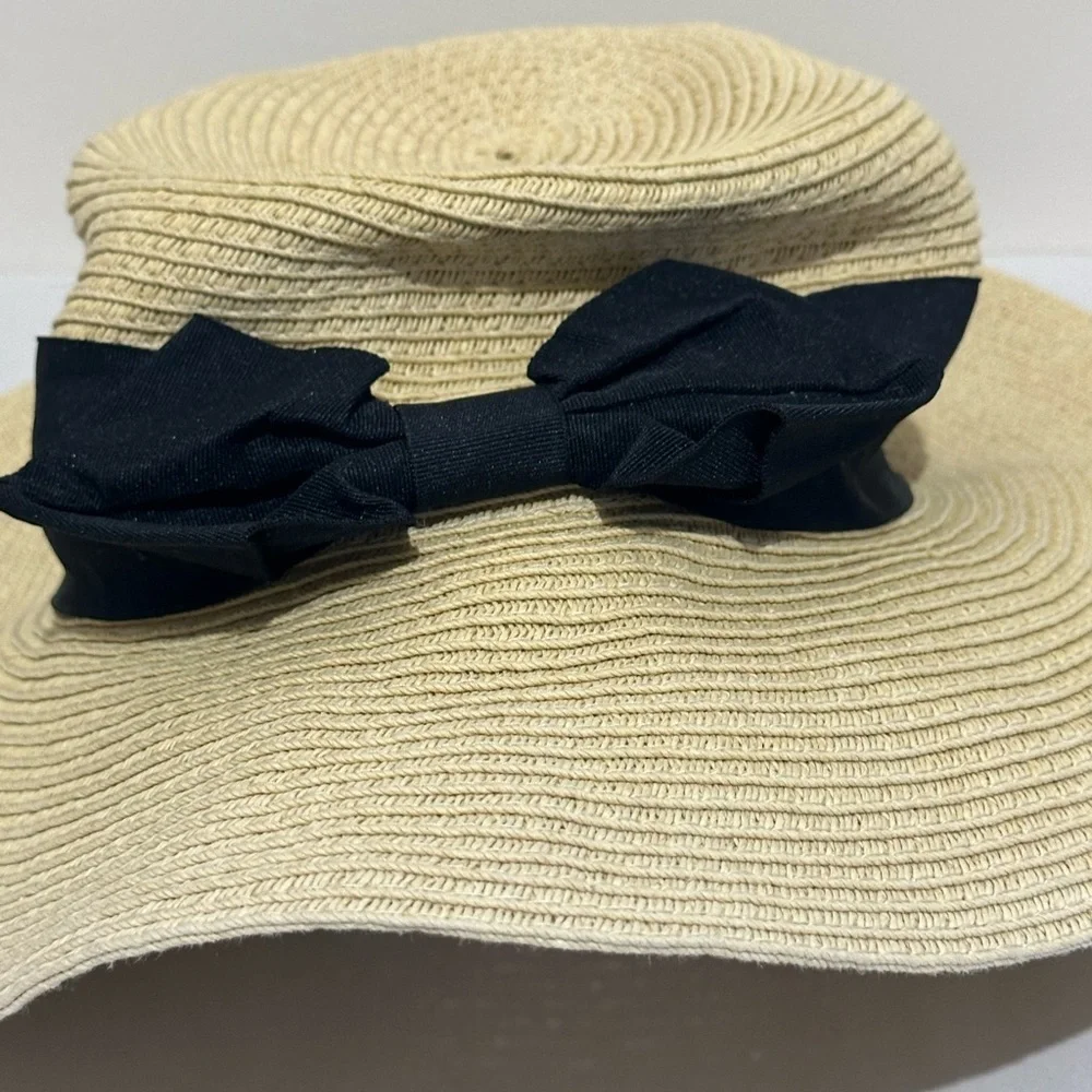 J. Crew Large Sun Beach Straw Hat Pool Swim